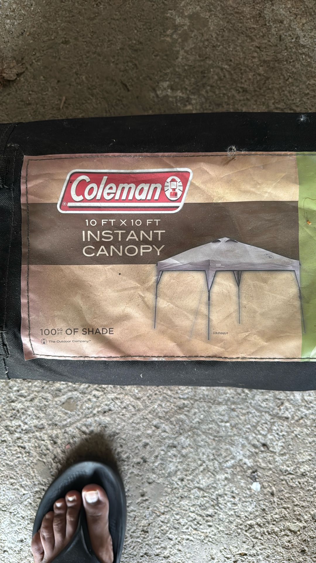Coleman 10 X 10 Instant Canopy & Extras
