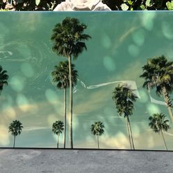 Palm Tree Art piece 48” X 30”
