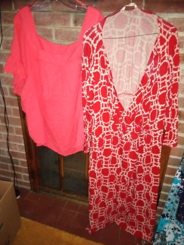 9-10 Boxes Of Plus SZ Clothing 3X-6X. 22/24, 26-28, 30-32. Plz See PICS.