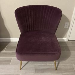 Velvet Accent Chair