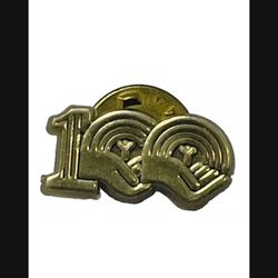 Vintage United Way Helping Hands 100 Year Anniversary Logo Lapel Hat Pin