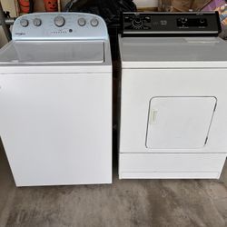 Whirlpool Washer And Gas Dryer.