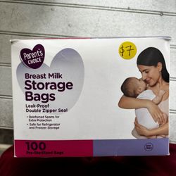 Breast Milk Storage Bags 100ct
