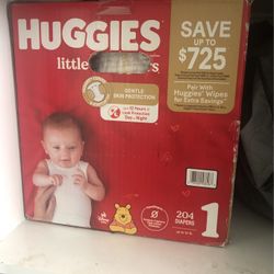 Huggies Size One 204 Count Box
