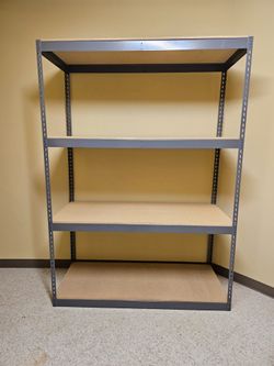 Garage Shelving 5 ft W x 2 ft D Heavy Duty 4 Tier Storage Rack Similar to Uline Better Than Homedepot Lowes And Costco Delivery Available