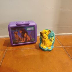Lion King Lunch Box And Bank