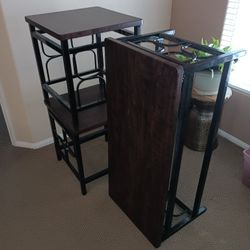 Metal Coffee Table Set 3 Piece Good Condition 