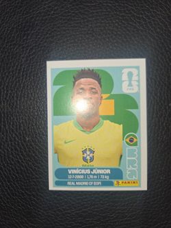 Vinicious Jr 2026 world cup panini sticker