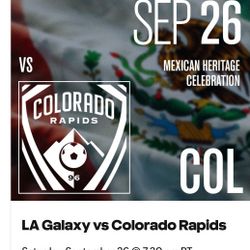 LA GALAXY STAND TICKETS