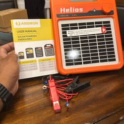 Helios MINI400 Solar Fence Energizer / Solar Electric Fence Charger – 20-mile, Like New