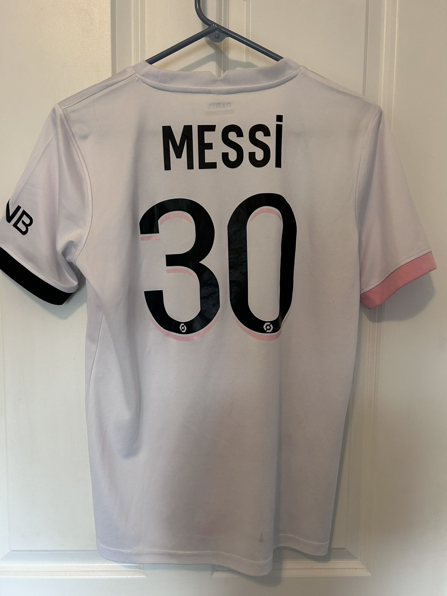 Paris Saint Germaine PSG Lionel Messi #30 Away Jersey Size Small With Mark