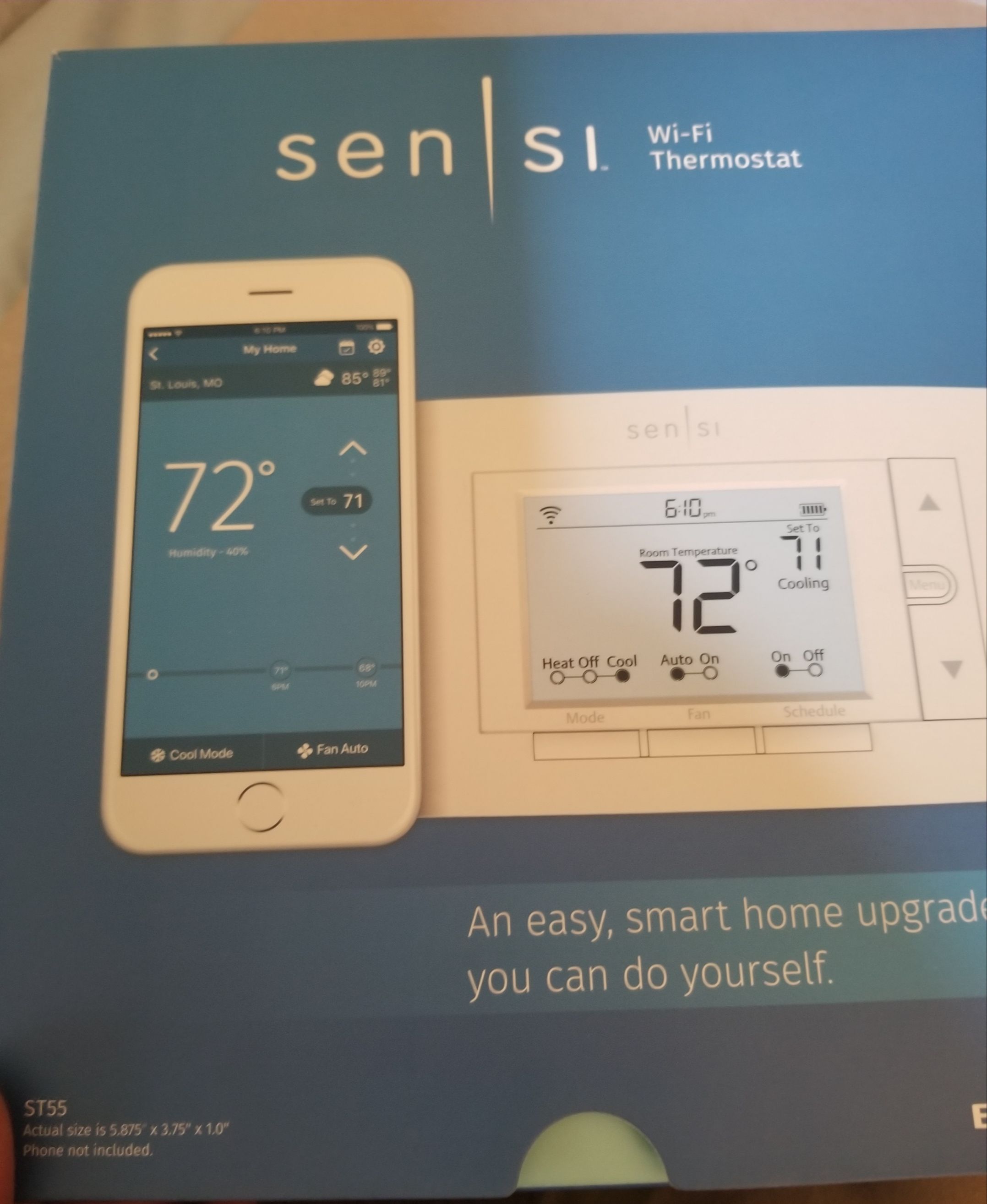 Emerson st55 wifi smart thermostat