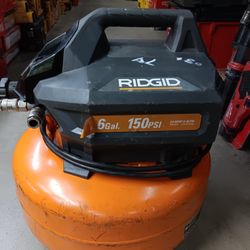 Ridgid 6 Gallon 150 PSI Compressor.  Used. 