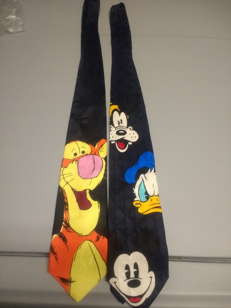 Disney & Tigger vintage Ties