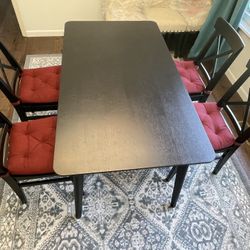 IKEA Dining Table With 4 Chairs