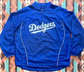 Los Angeles Dodgers 1/4 Zip Jacket  Majestic Cool Base Windbreaker MLB Men’s 2XL