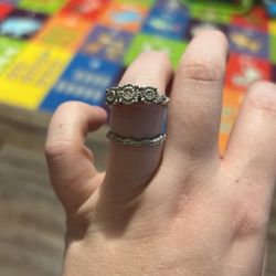 Engagement Ring And Wedding Band 