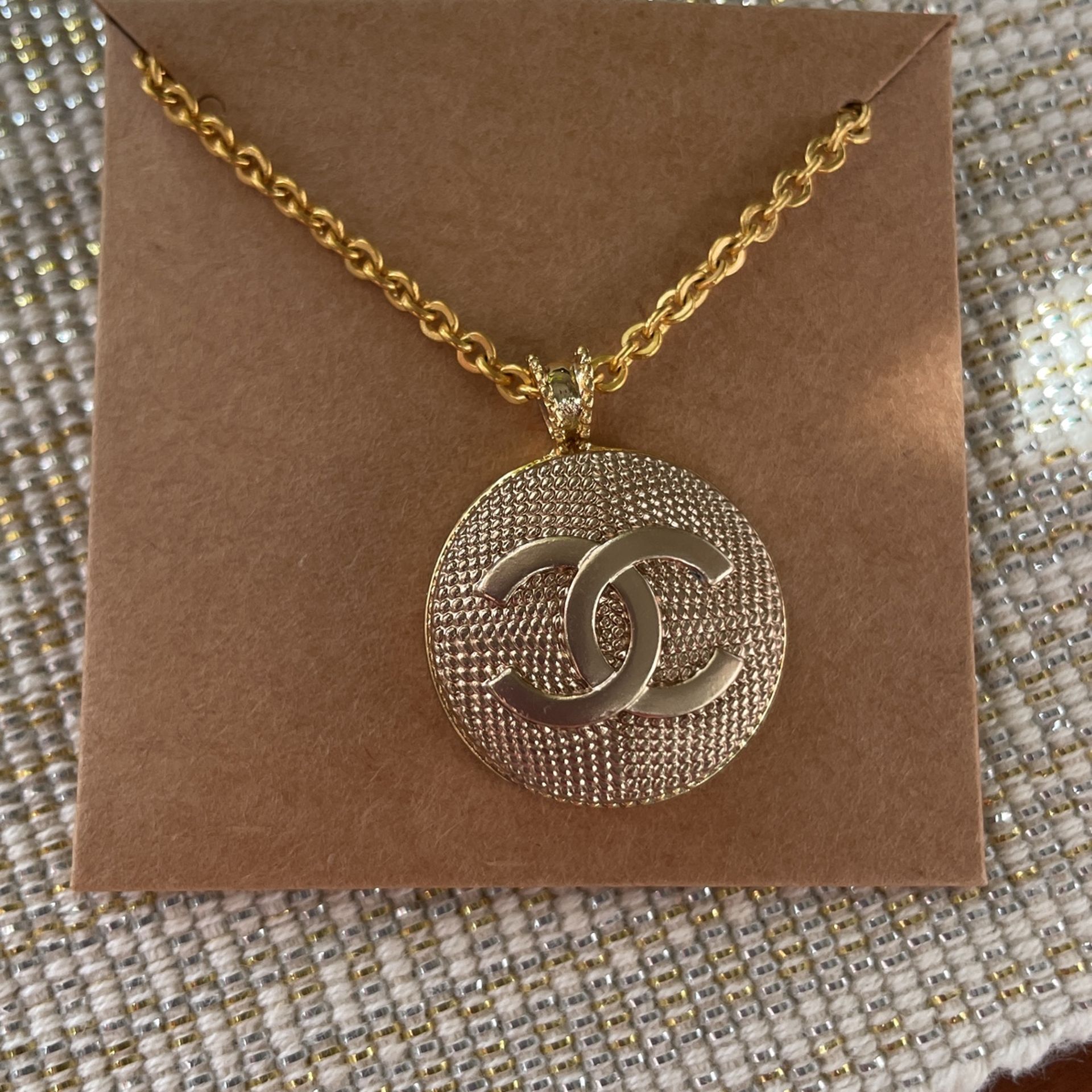Button Necklace