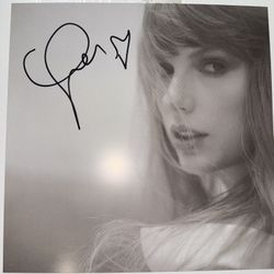 Taylor Swift Tortured Poets Signed Copy Vinyl W Heart!