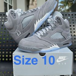 Jordan 5 Wolf Grey size 10 Brand New Travis Union fragment