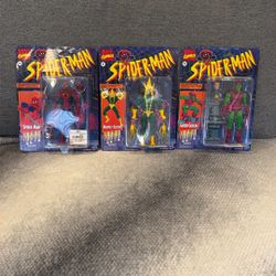 Spider-Man Retro Marvel Legends Spiderman Electro Green Goblin