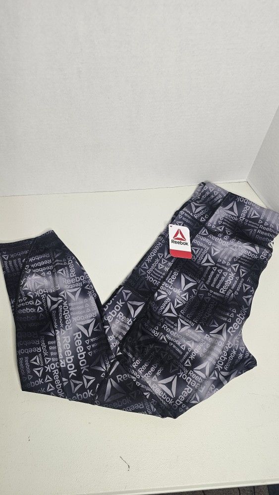 Reebok Print Everyday Pocket Active Leggings Womens Small