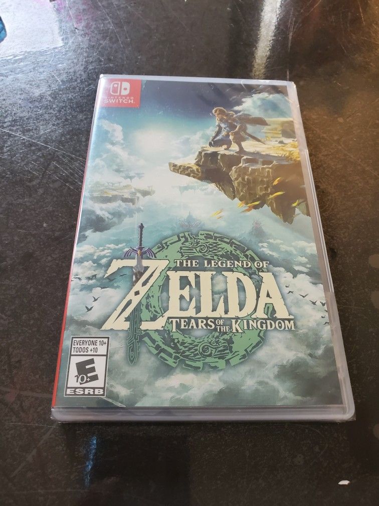 NINTENDO SWITCH ZELDA TEARS OF THE KINGDOM BRAND NEW FACTORY SEALED