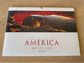 Rare Peter Lik 2008 calendar sealed