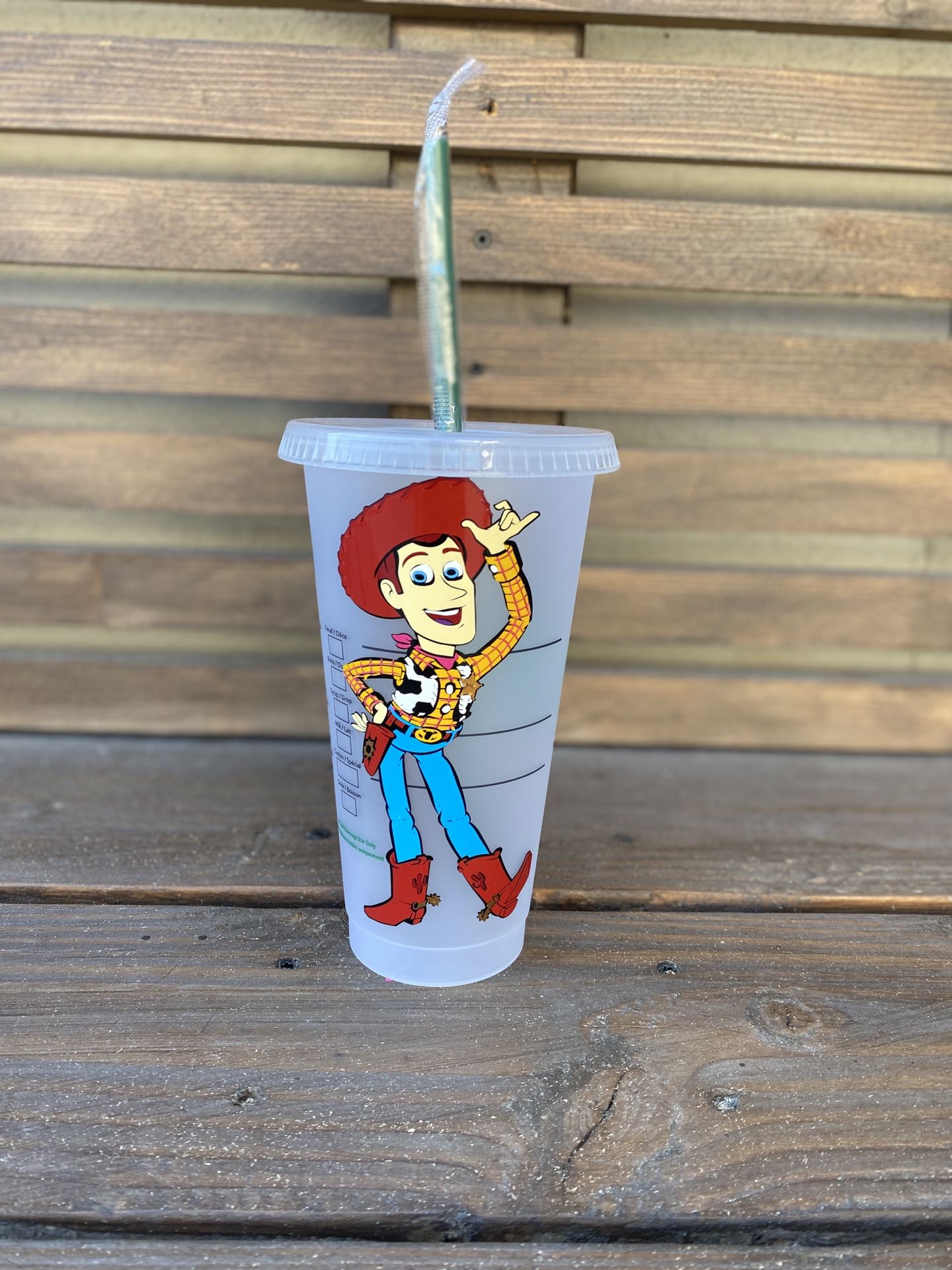 Woody Toy Story Starbucks Cup