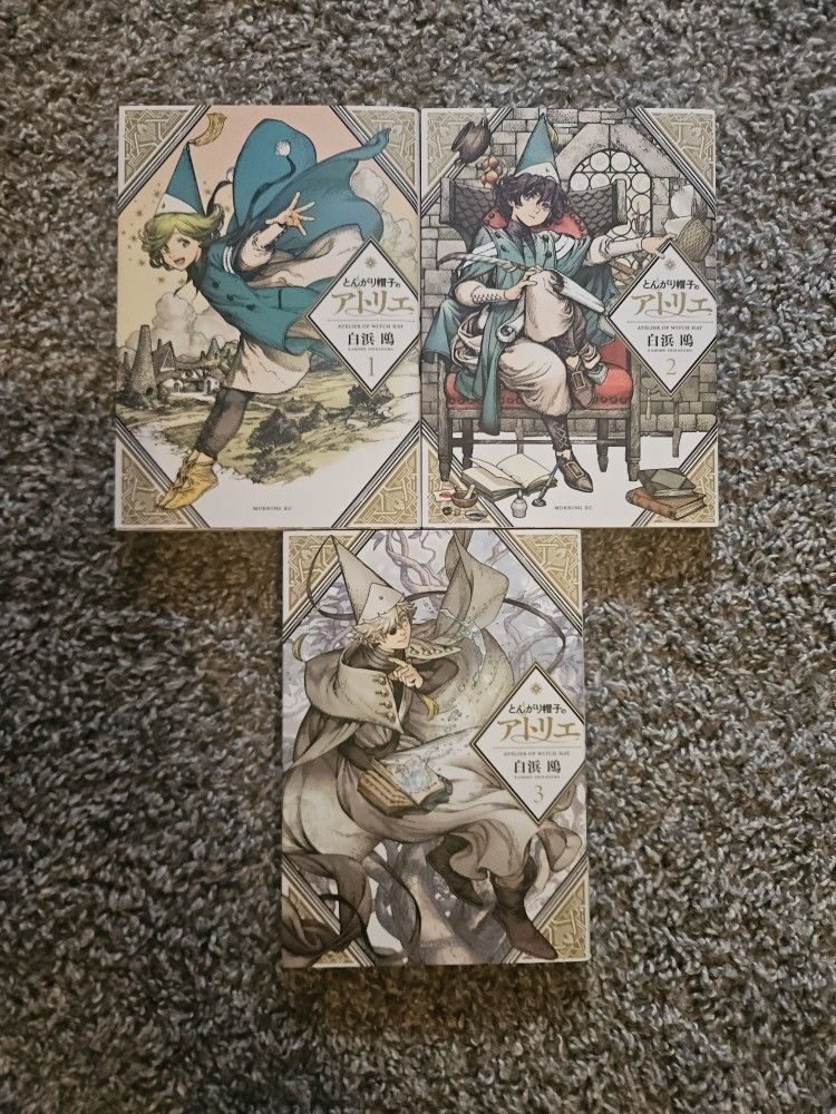 Witch Hat Atelier Manga Vol 1-3 in Japanese