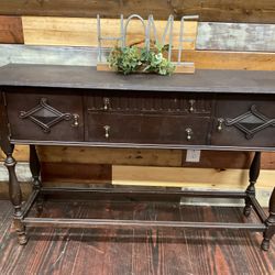 Antique Mahogany Console / Sofa Table