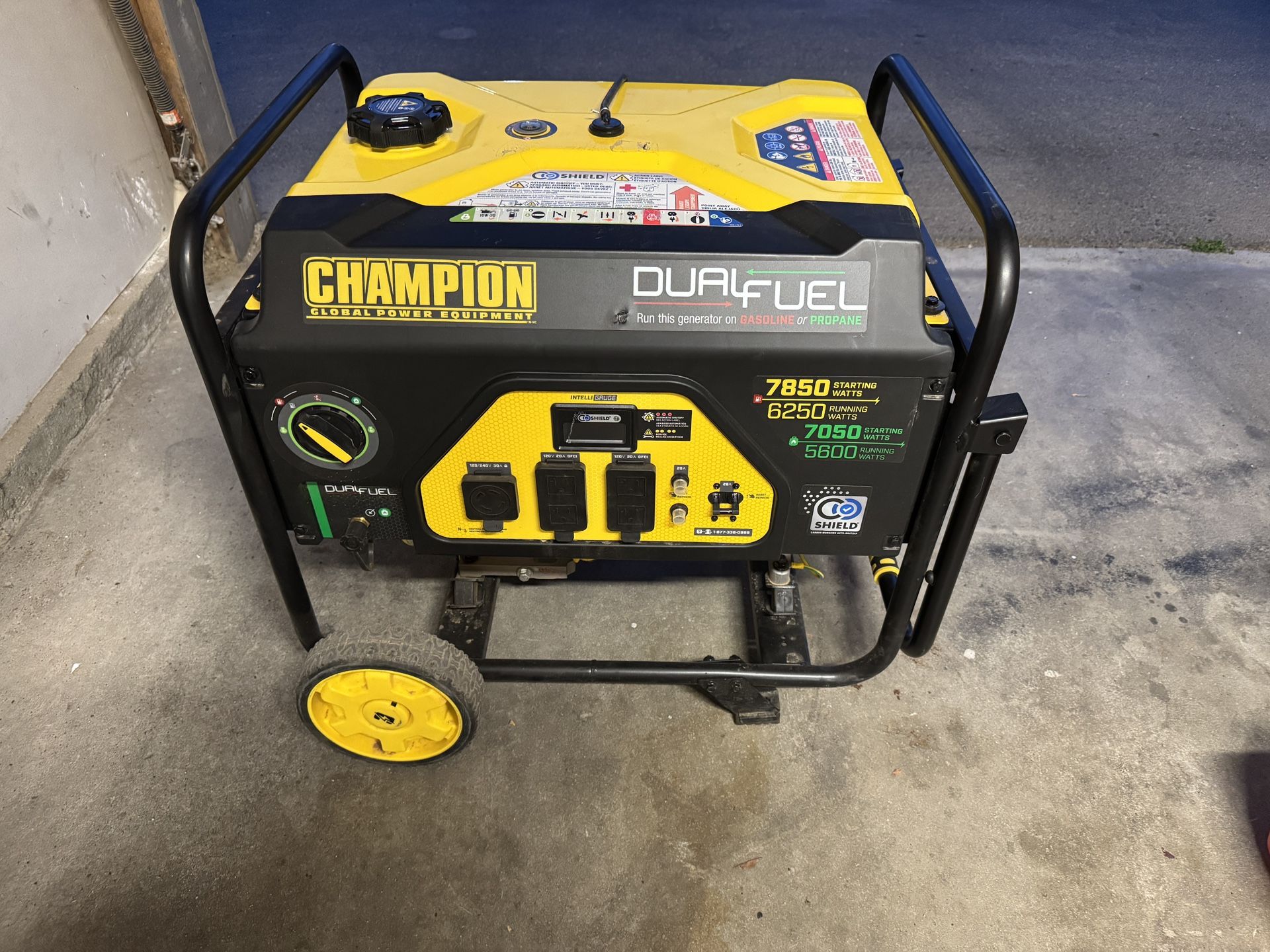 Champion Dual Fuel Generator