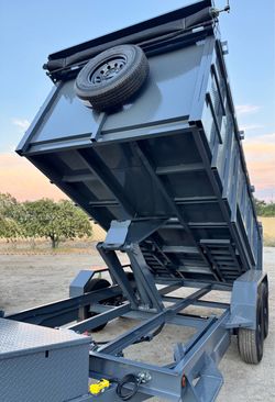 Brand New 14ft Long HEAVY DUTY SCISSOR LIFT Hydraulic Dump Trailer FULLY LOADED 💪🏻 delivered to your door 🚚