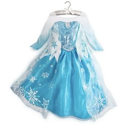Frozen Elsa Costume Halloween Disney Store, Sizes 5/6 & 7/8, New With Tags