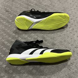 adidas gazelle silver green womens adidas x Speedflow.3 Indoor Shoes - Kids - Cloud White / Iron Metallic / Solar Red main image 1