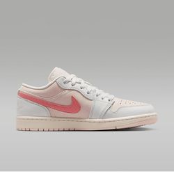 Air Jordan 1 Low SE Women's Shoes (IB8156-133, Summit White/Light Soft Pink/Sail/Magic Ember)