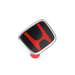 BRAND NEW 1PCS HONDA BLACK/RED REAR TRUNK H LOGO JDM EMBLEM FOR ACCORD 2023-2025