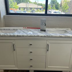 New Double Vanity Grey