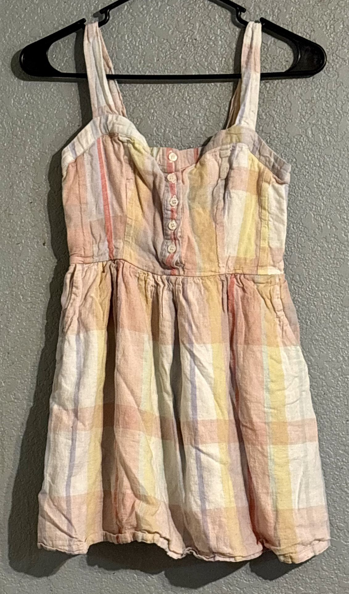 Copper Key Girls Casual Plaid Dress (S)