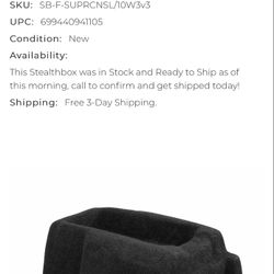 Ford Super Duty F250 , F350  Speaker Box