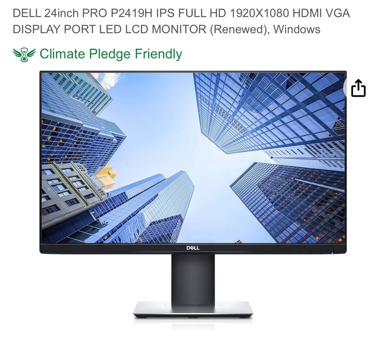 Dell Monitor P2419H
