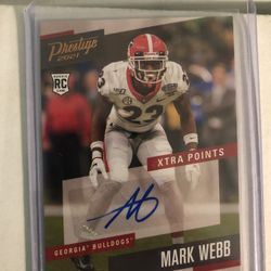 Mark Webb Rookie Auto Chargers
