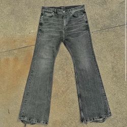 Balenciaga Ripped Bottom Jeans