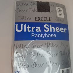 Lot of 6 Pieces -Ultra Sheer P SMOKE Color ONE Size Pantyhose - Fits 100-160lbs
