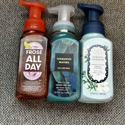 Bath And Body Works, Gentle And Clean, Foaming Hand Soaps-(3)-8.75 Ounces