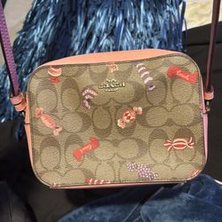 Coach Camera Crossbody Bag Candy Print