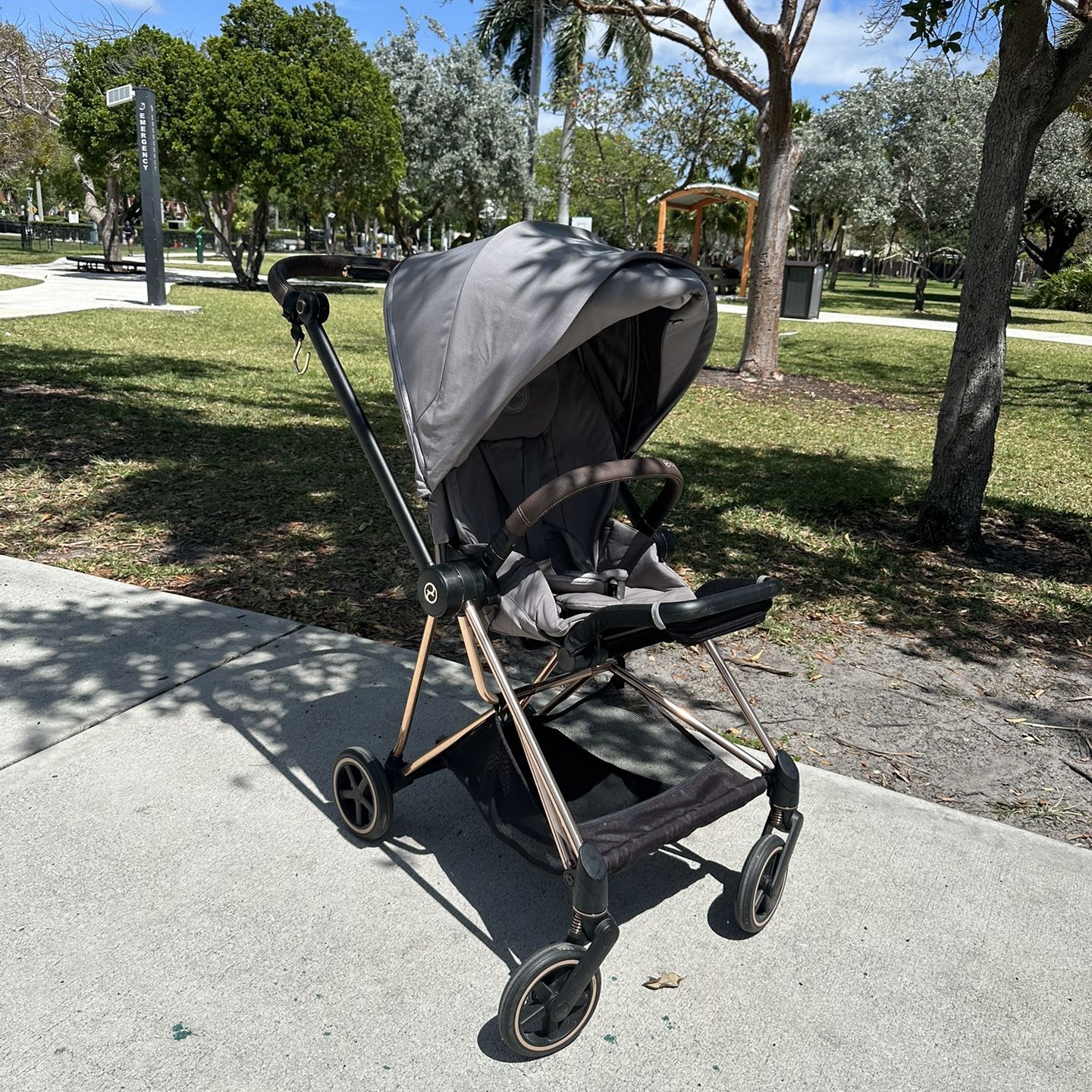 Cybex Mios 3 Complete Stroller Rose Gold/Brown - Soho Grey  