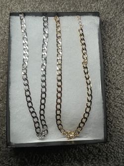 Silver And Gold NEED GONE Custom Jewelry 