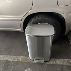 Metal Large (like New) Garbage Can 