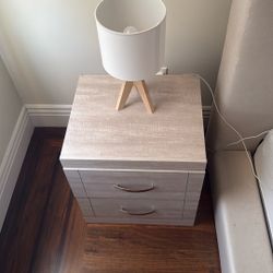 Nightstand With Lamp 
